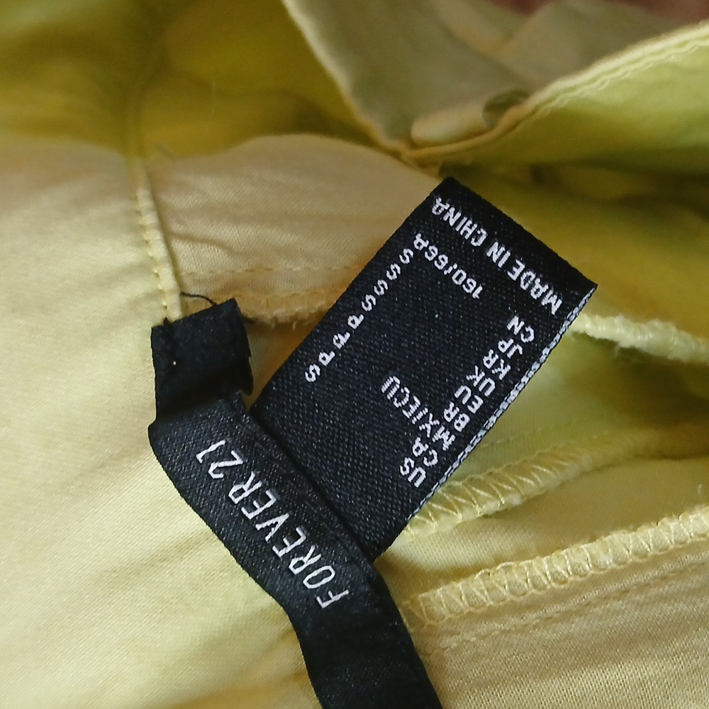 Lime High Waisted Cotton Pleated Pants By Forever 21. Size S - Picture 7 of 17